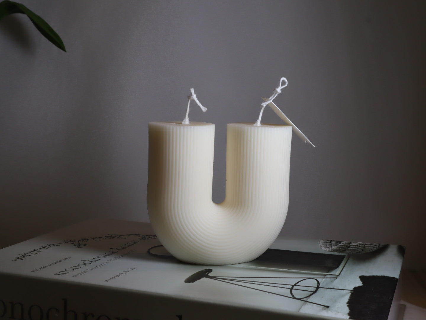 U shaped Candle